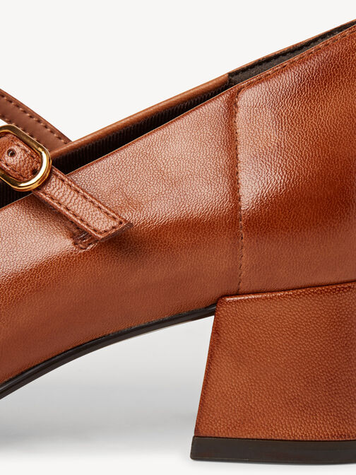 Pumps, COGNAC LEATHER, hi-res