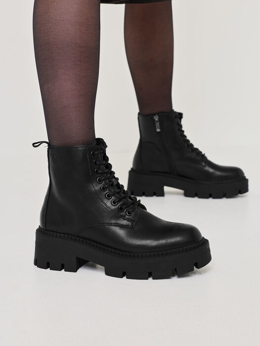 Enkellaarsje, BLACK UNI, hi-res