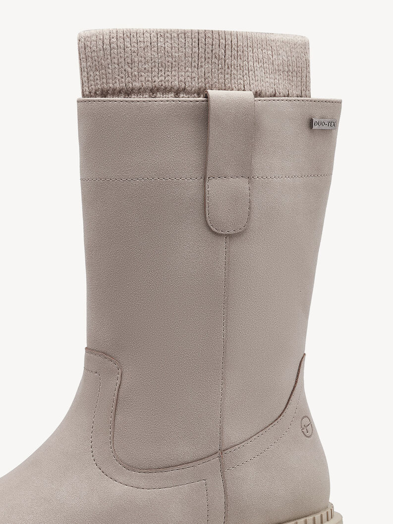 Stiefelette - beige Warmfutter, TAUPE, hi-res