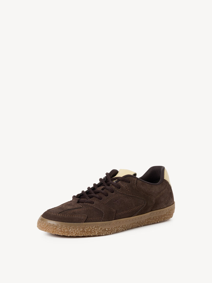 Leren Sneaker - bruin, MOCCA COMB, hi-res