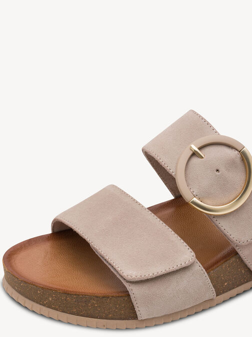 Ciabatte, BEIGE SUEDE, hi-res