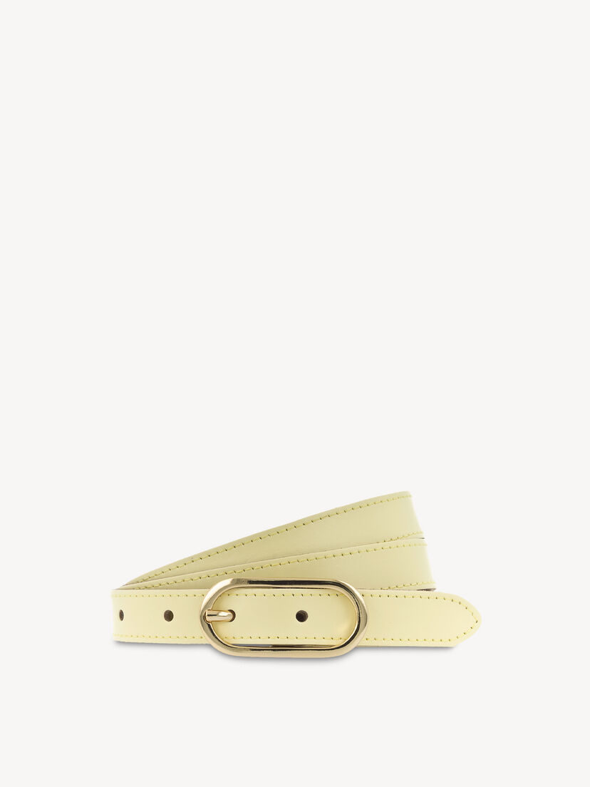Leren Riem - geel, transparent gelb, hi-res