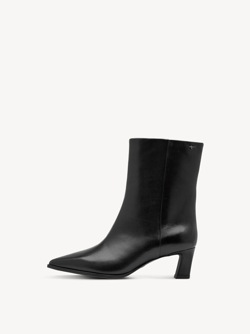 Enkellaarsje, BLACK LEATHER, hi-res