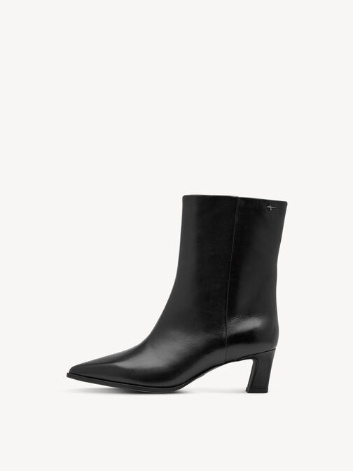 Stivaletti, BLACK LEATHER, hi-res