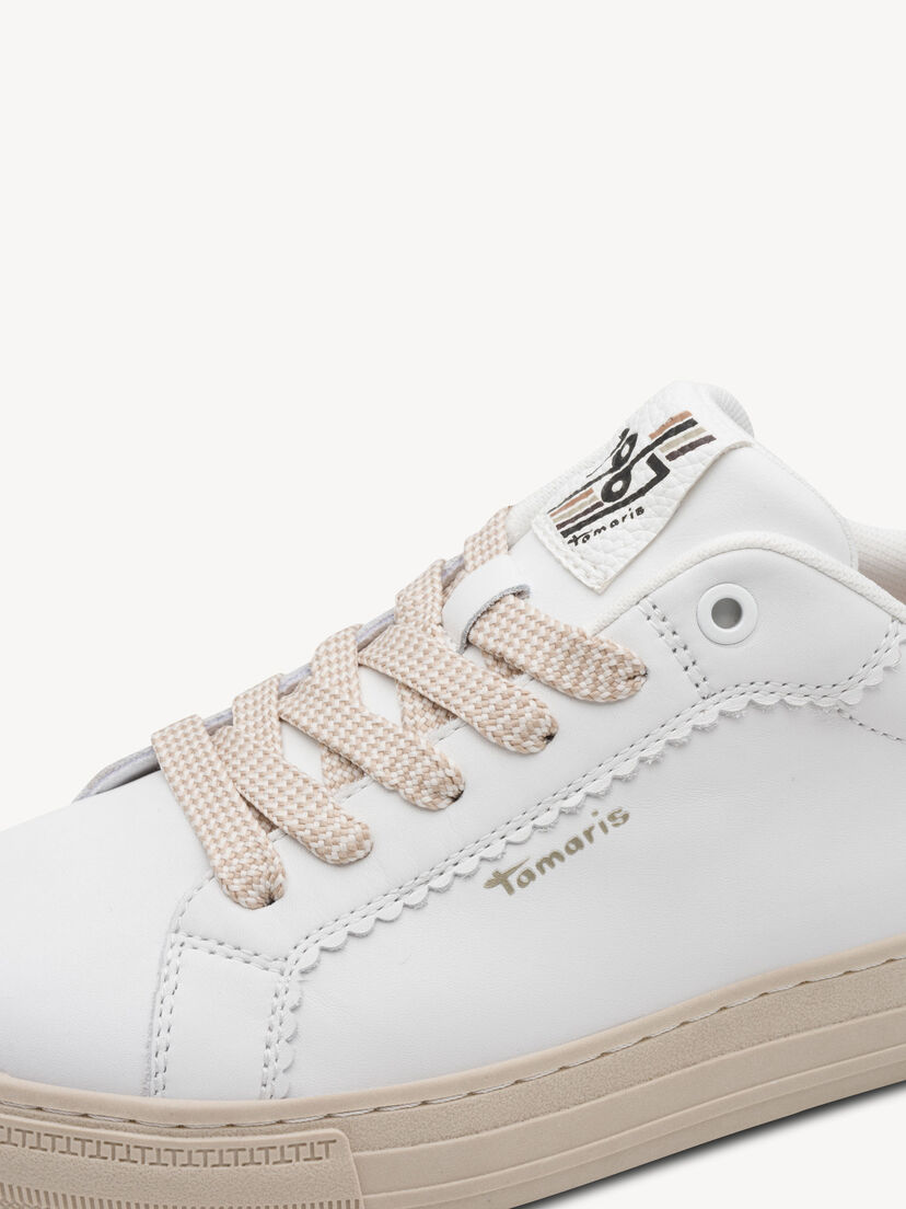 Sneaker - wit, WHITE LEATHER, hi-res