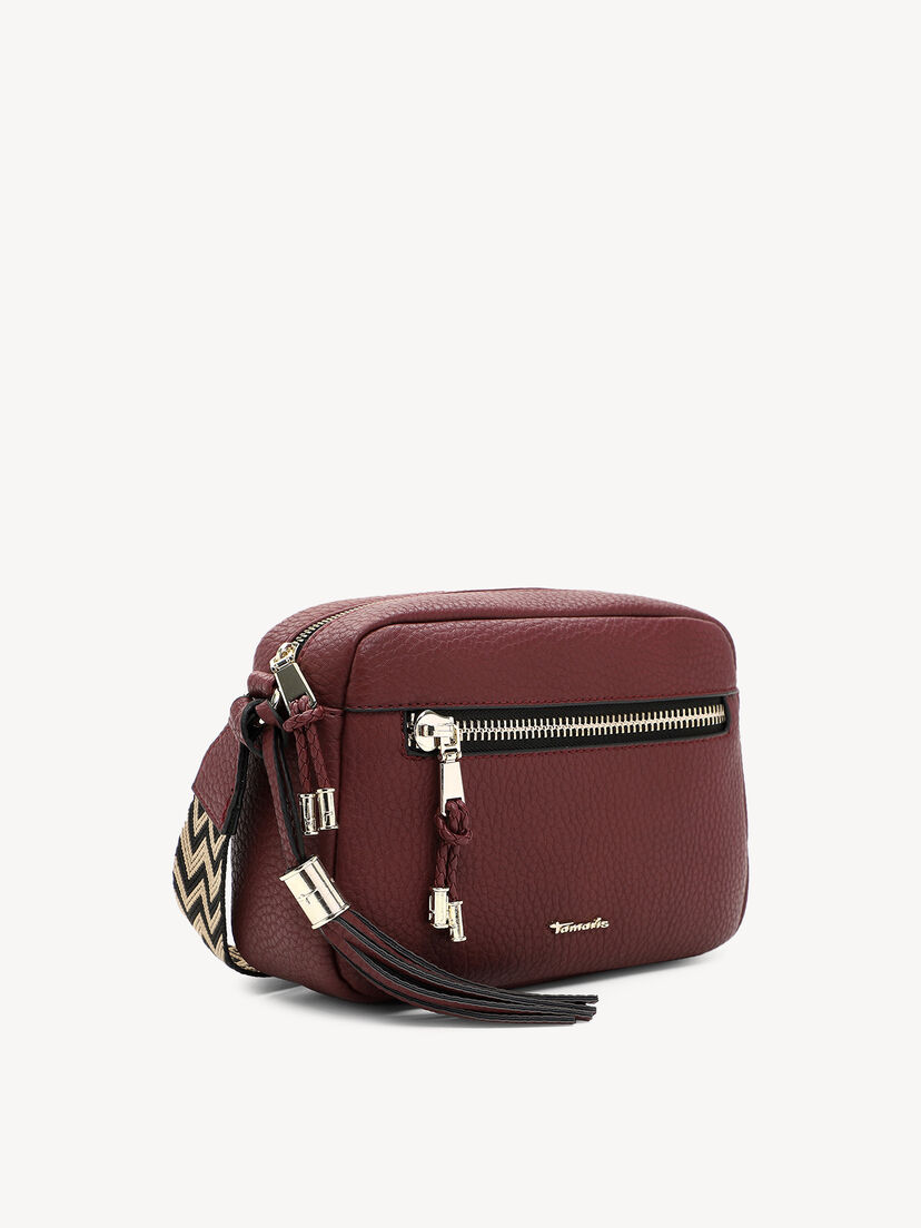 Schoudertas - rood, darkwine, hi-res