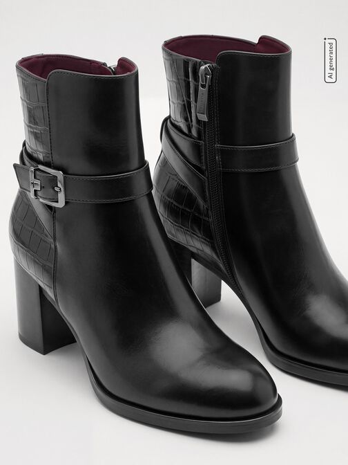 Bootie, BLACK, hi-res