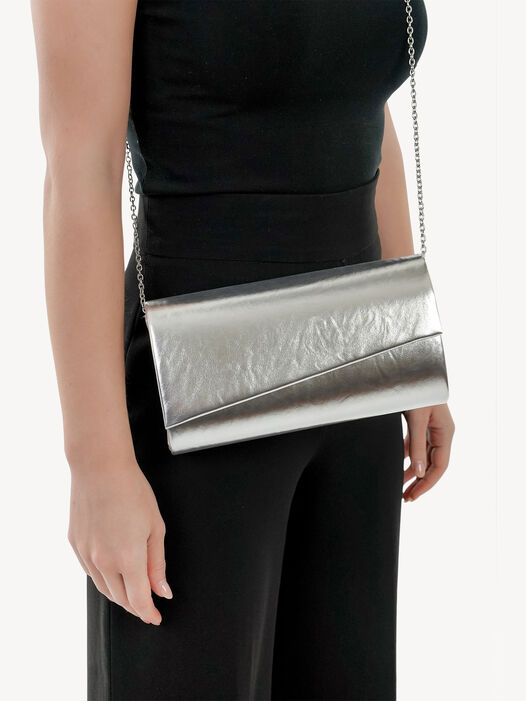 Clutch, silver, hi-res