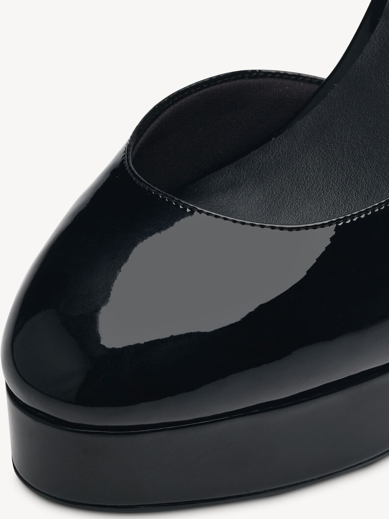 Cz&oacute;łenka - czarny, BLACK PATENT, hi-res