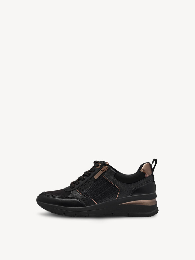 Sneaker - zwart, BLACK/COPPER, hi-res