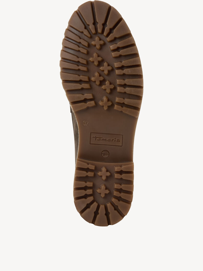 Lederslipper - gr&uuml;n, OLIVE, hi-res