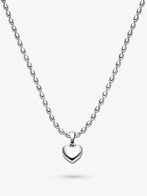 Necklace, silver, hi-res