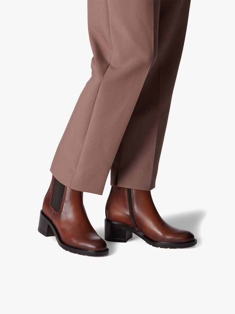 Leder Chelsea Boot - braun, COGNAC, hi-res