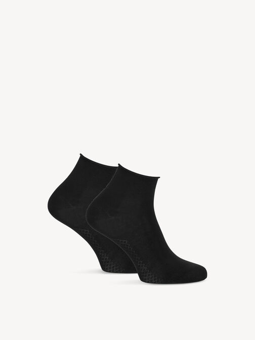 Socks 2-pack, black/black, hi-res