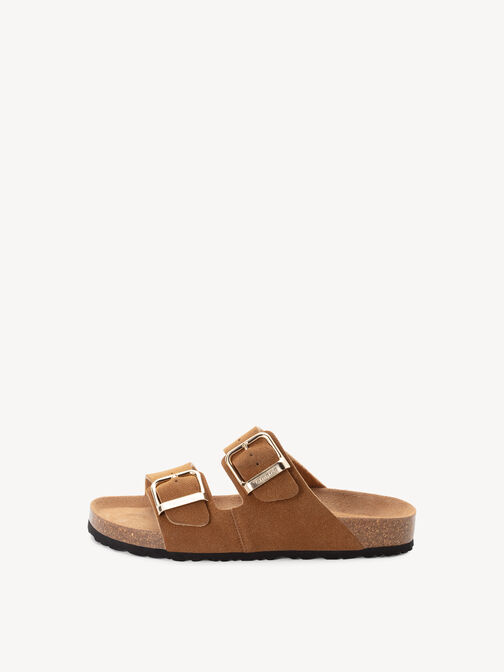 Pantolette, COGNAC NUBUC, hi-res