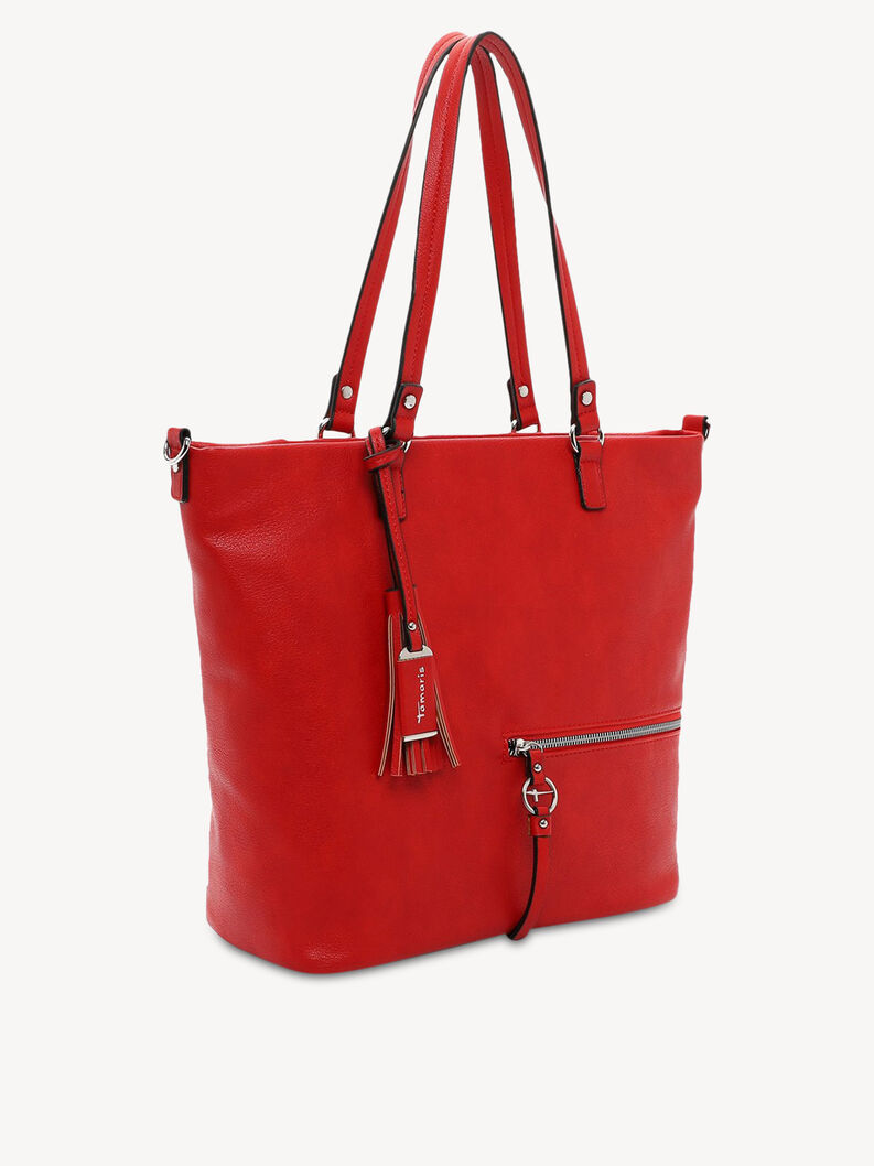 Shopping bag - red, red, hi-res