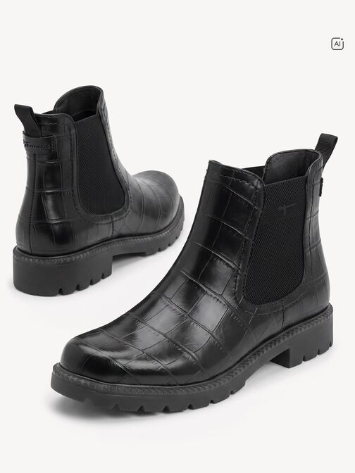 Chelsea boot, BLACK CROCO, hi-res