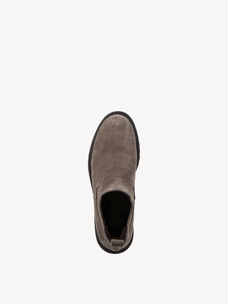 Leather Chelsea boot - brown, TAUPE SUEDE, hi-res