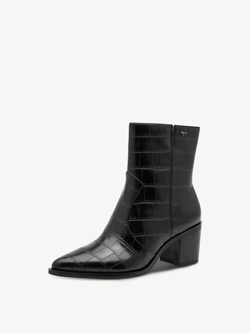 Bottine, BLACK CROCO, hi-res