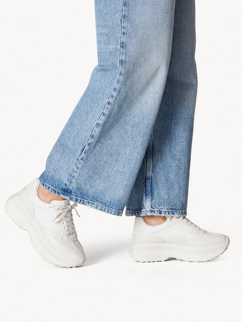 Sneaker - wit, WHITE/IVORY, hi-res