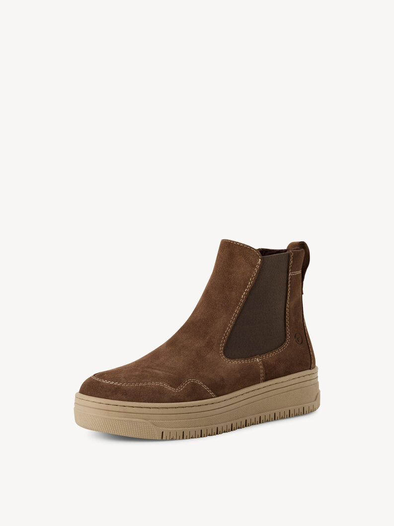 Leder Chelsea Boot - braun, BROWN, hi-res