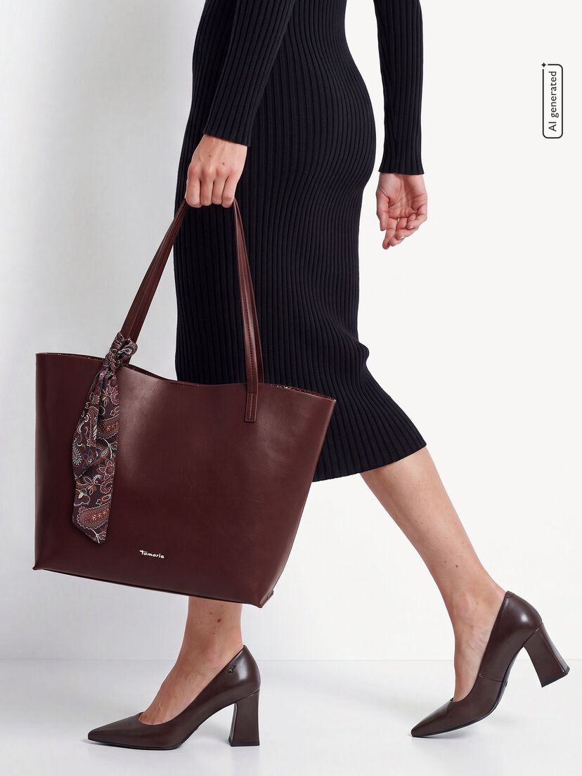 Shopper - rood, wine, hi-res