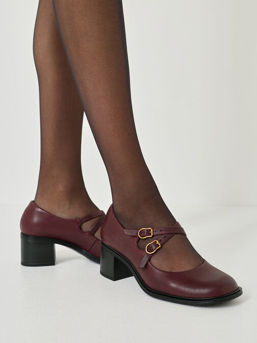 Pumps, MERLOT, hi-res