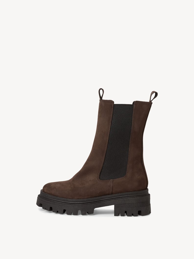 Leather Chelsea boot - brown, CHOCOLATE, hi-res