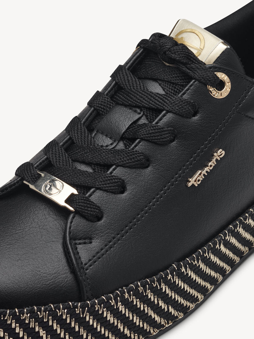 Sneaker - zwart, BLACK/GOLD, hi-res