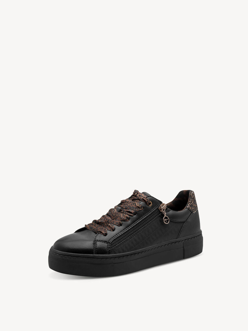 Sneaker - schwarz, BLACK/LEOPARD, hi-res