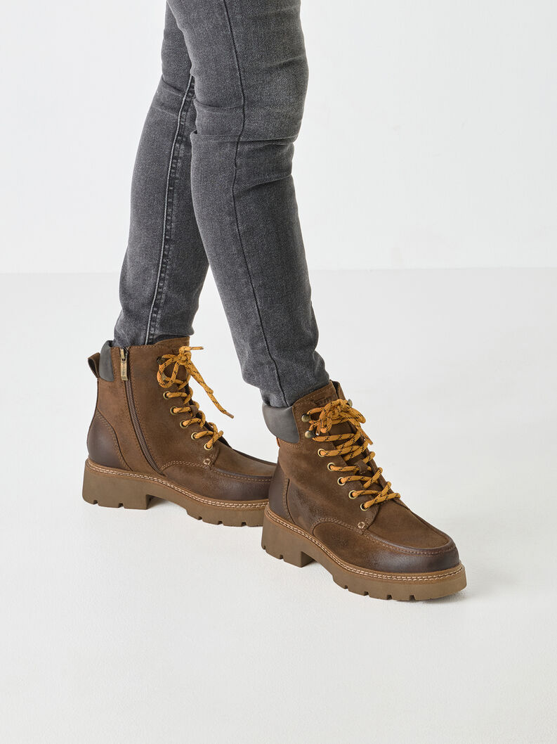 Stiefelette - braun Warmfutter, CAMEL, hi-res