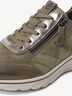 Leather Sneaker - green, OLIVE COMB, hi-res