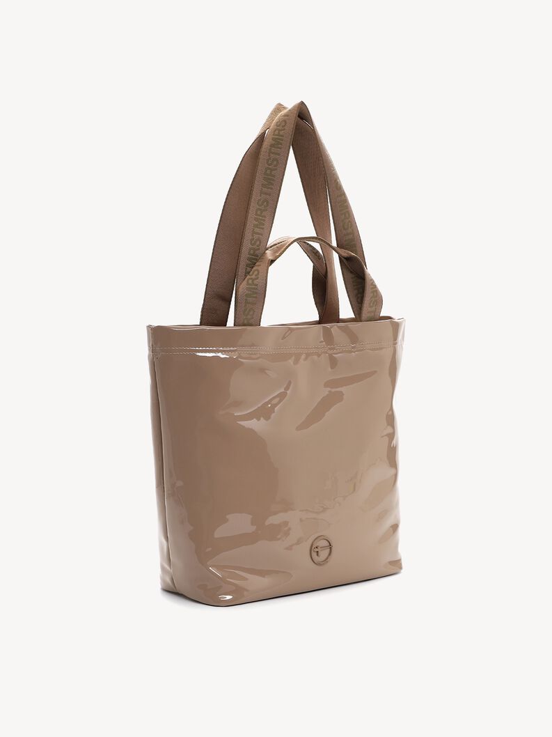 Shopping bag, taupe, hi-res