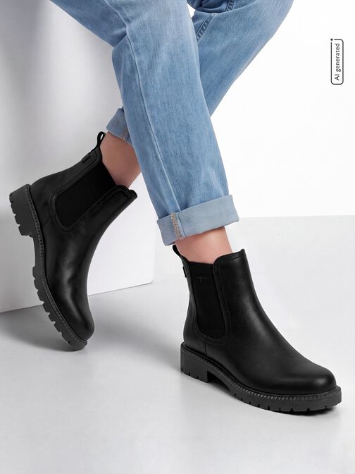 Bottine Chelsea, BLACK, hi-res