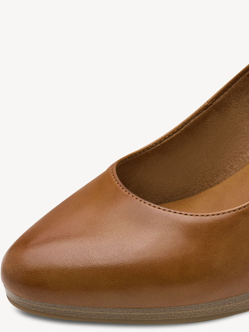 Leather Pumps - brown, NUT, hi-res