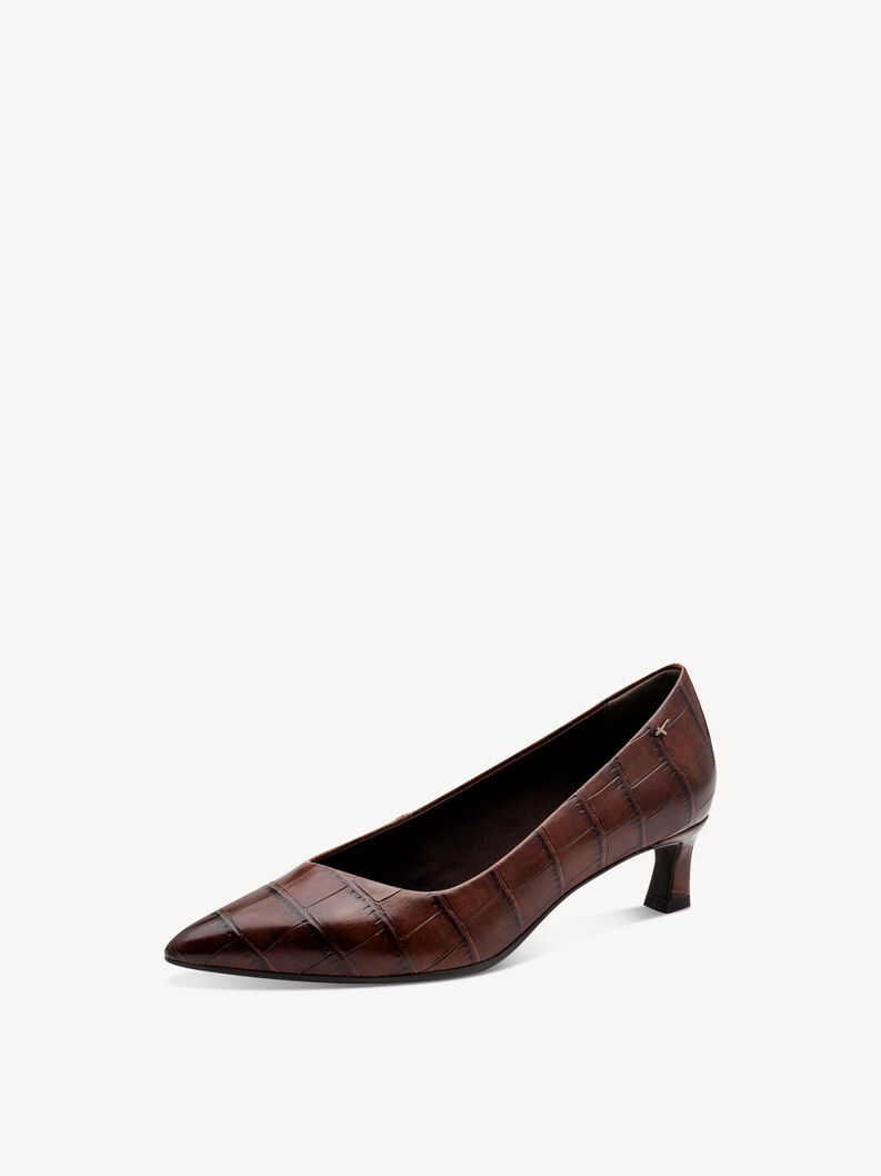 Pumps - braun, MUSCAT CROCO, hi-res