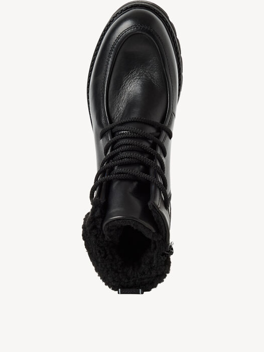 Enkellaarsje, BLACK LEATHER, hi-res