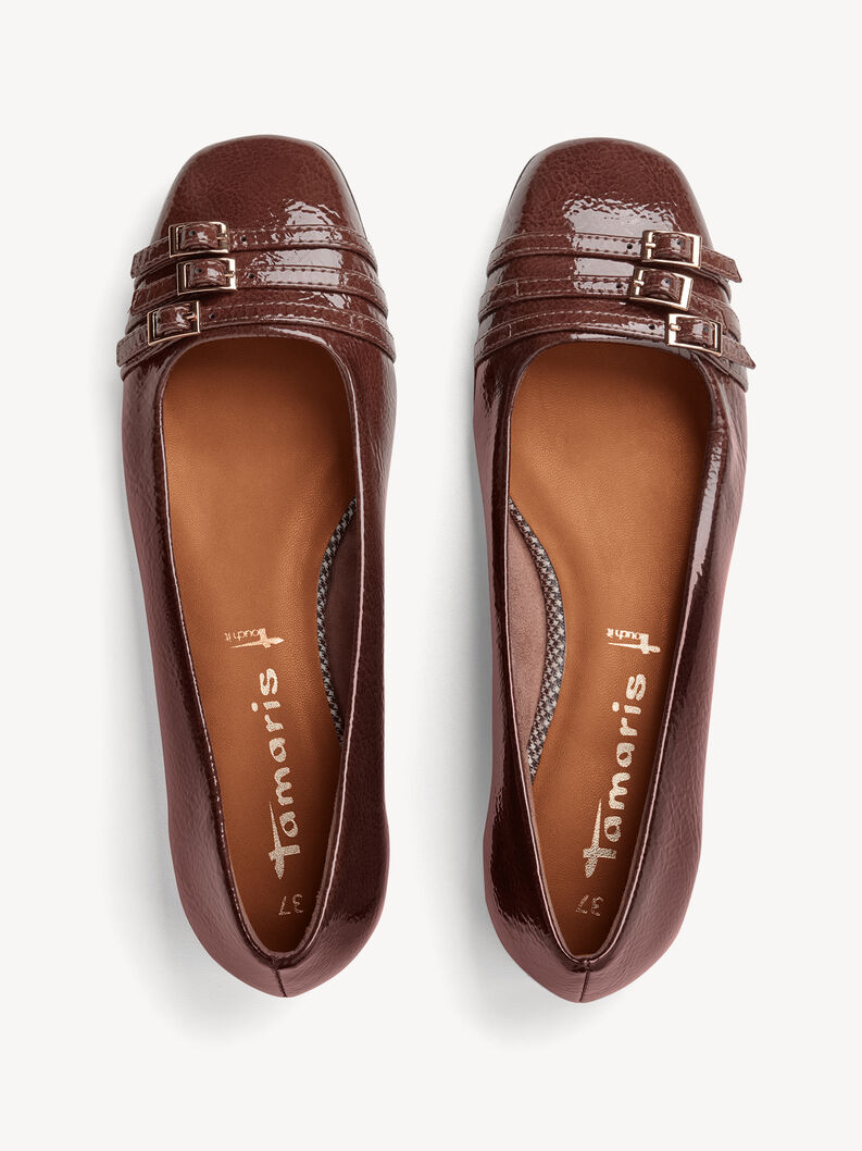 Ballerine - marron, COGNAC, hi-res