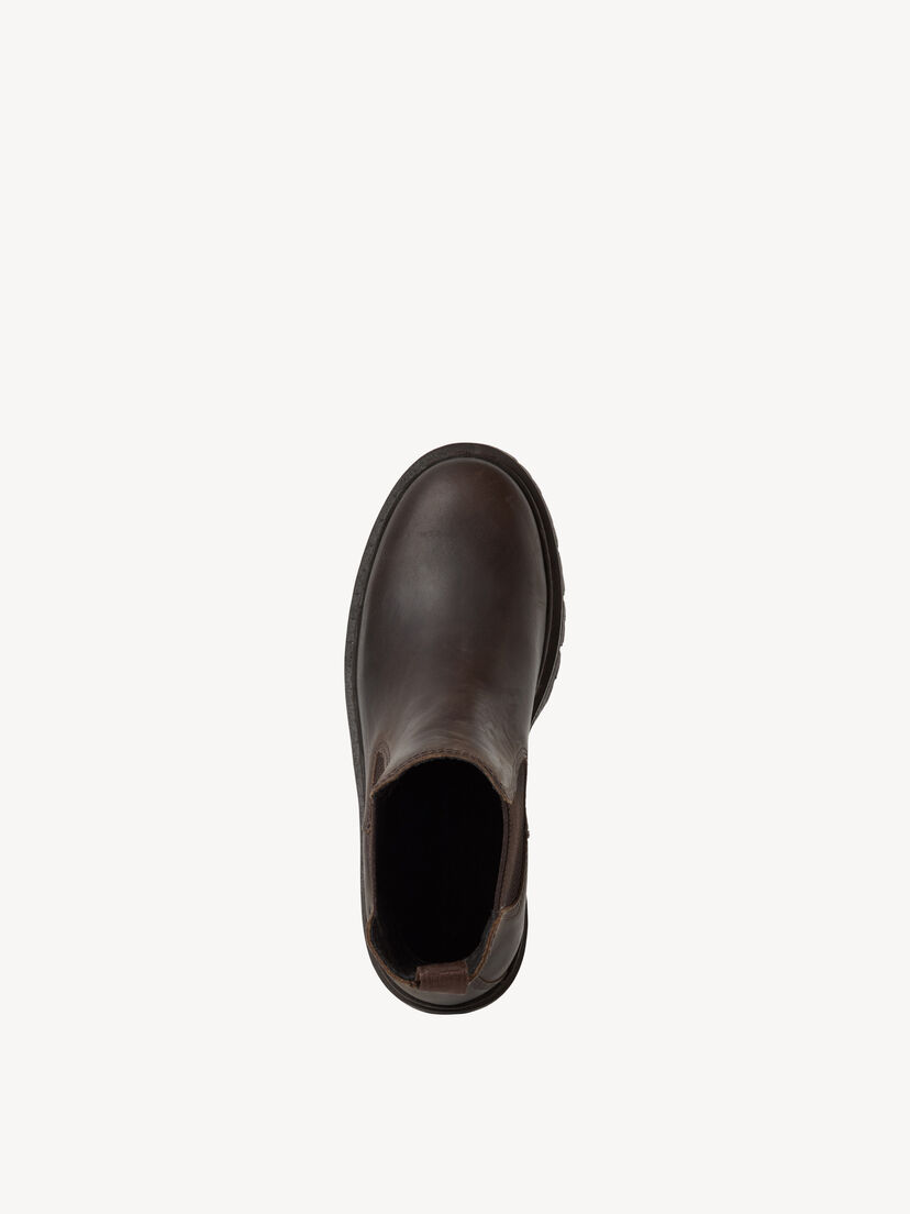 Leren Chelseaboot - bruin, BROWN, hi-res
