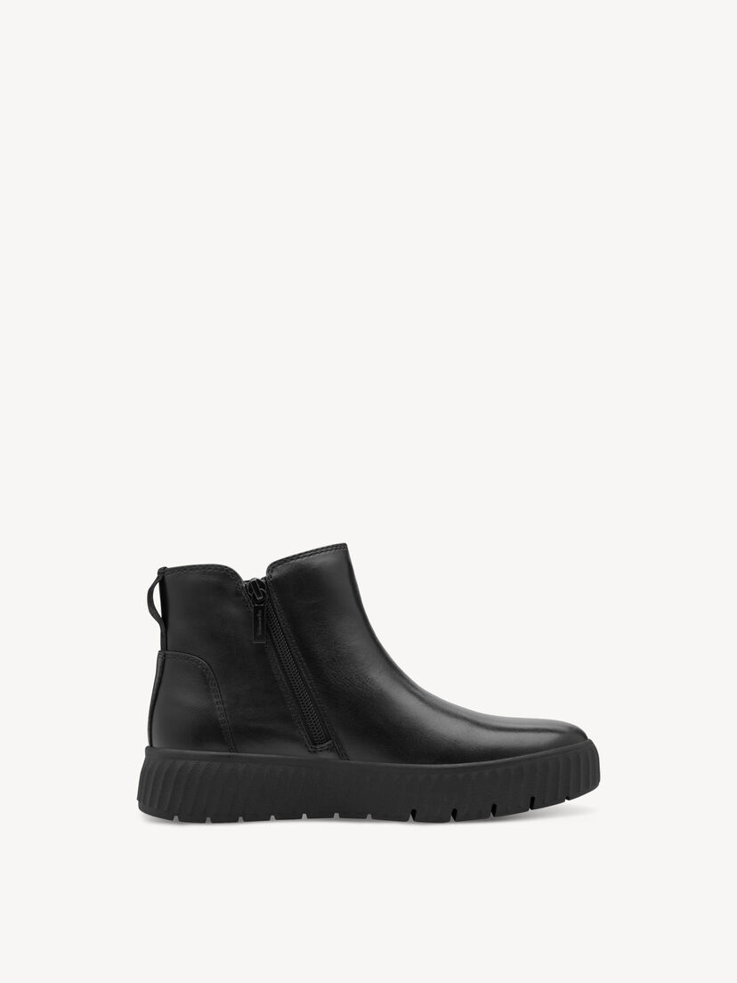 Leren Chelseaboot - zwart, BLACK NAPPA, hi-res