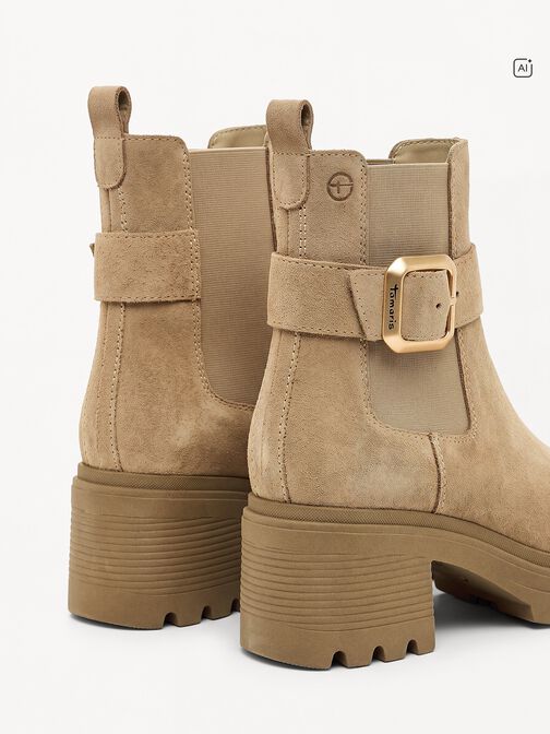 Bottine Chelsea, beige, hi-res