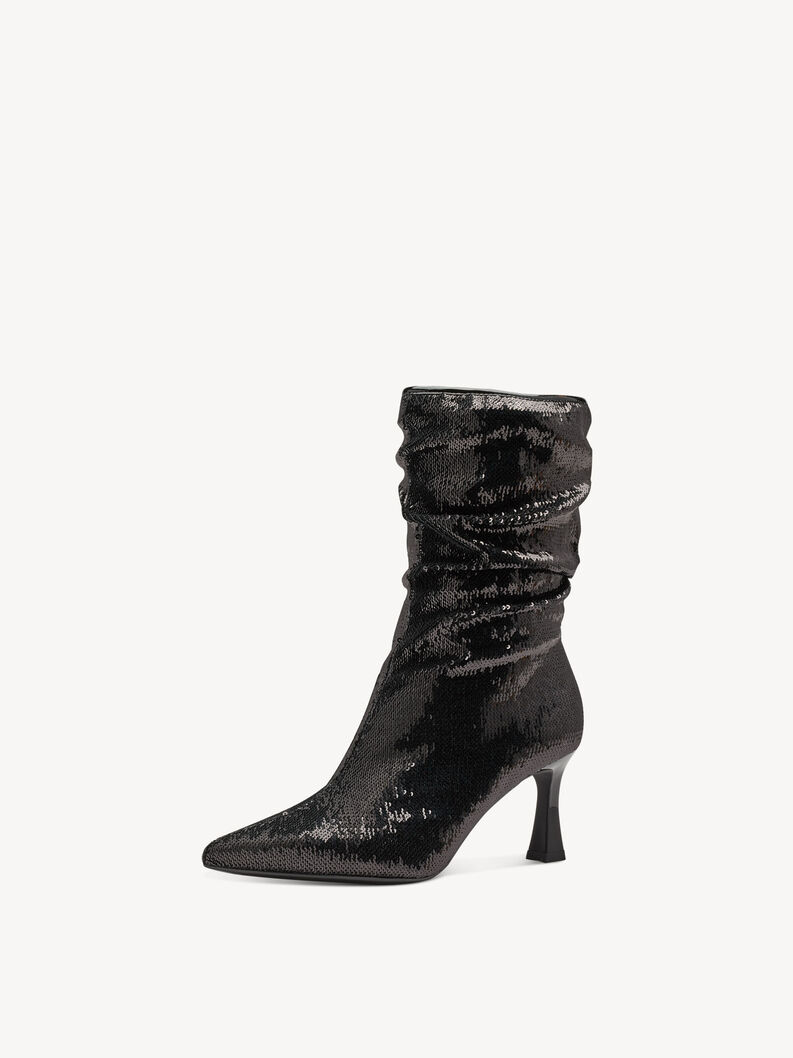 Stiefelette - schwarz, BLACK, hi-res