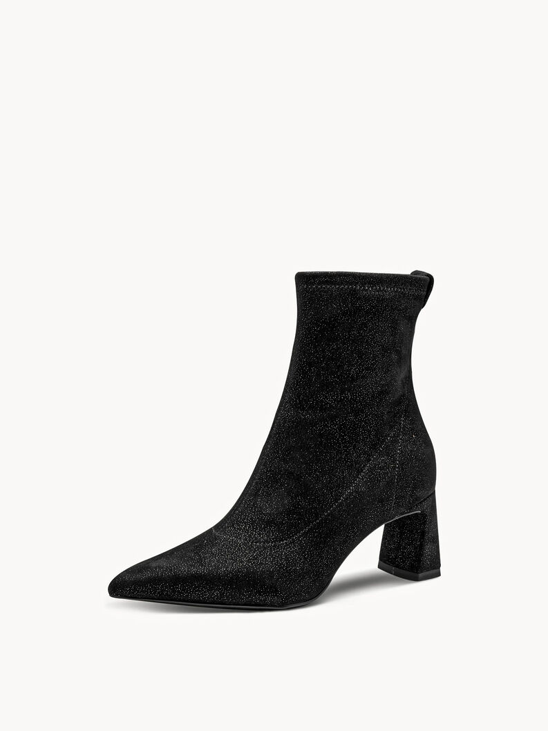 Bootie - black, BLACK STRUCT., hi-res