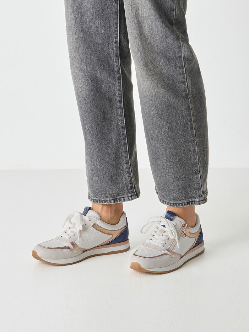 Sneaker - hvid, WHITE COMB, hi-res