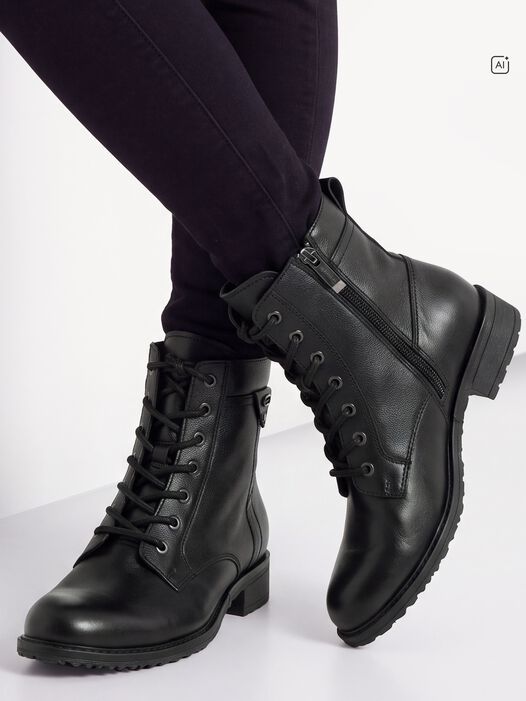 Enkellaarsje, BLACK, hi-res