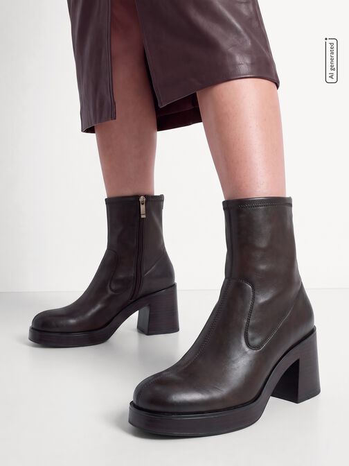 Bootie, MAHOGANY, hi-res