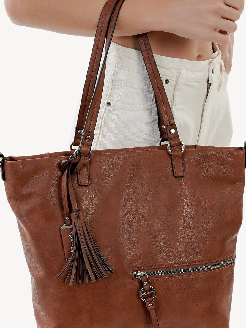 Shopper - bruin, cognac, hi-res