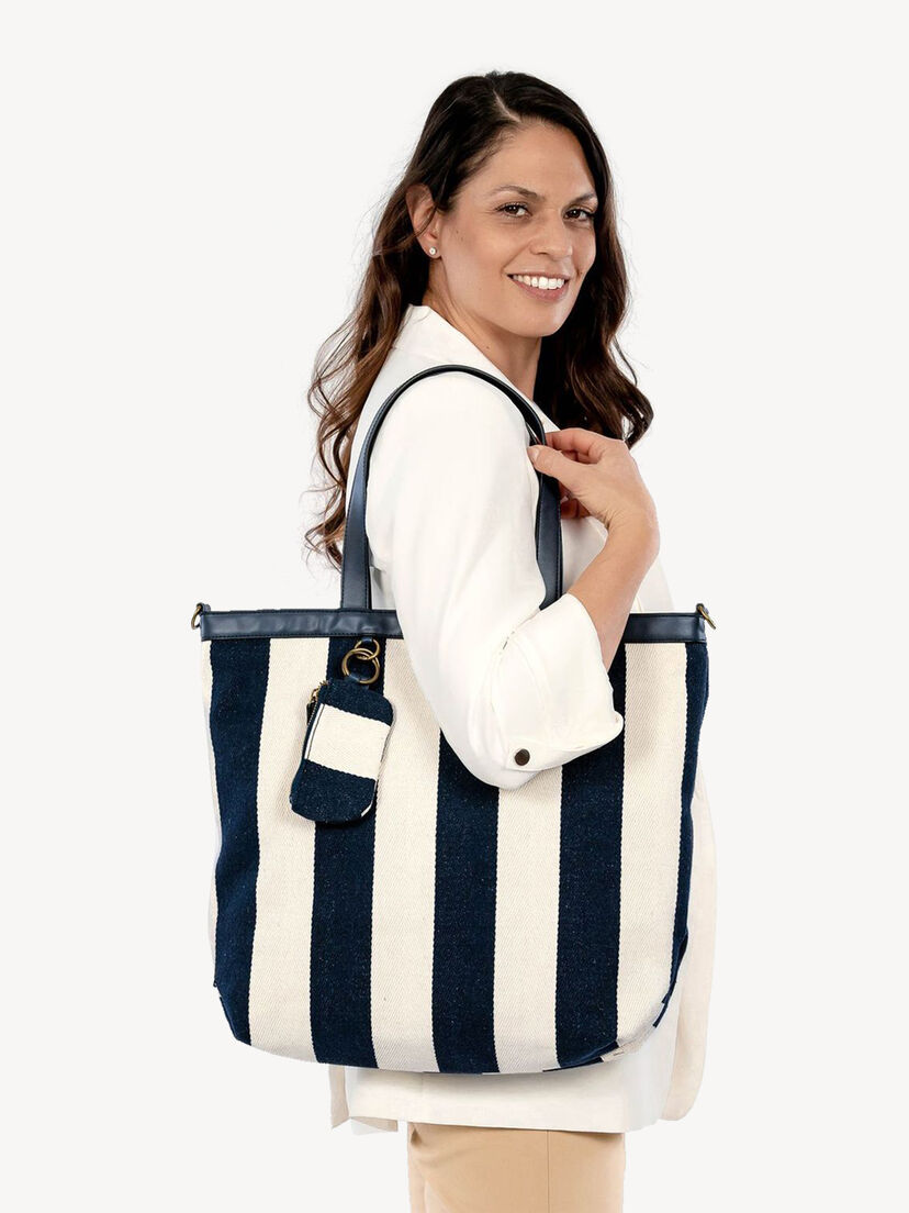 Shopper - blauw, blue, hi-res