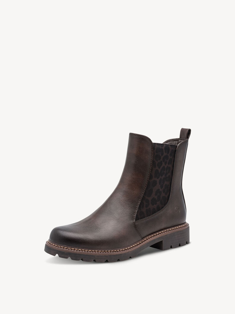 Chelsea boot - brown, MOCCA/LEOPARD, hi-res