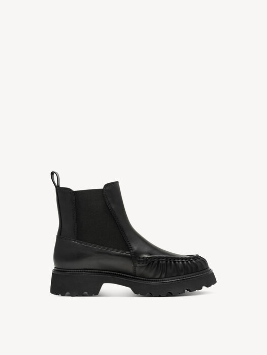 Chelseaboot, BLACK LEATHER, hi-res